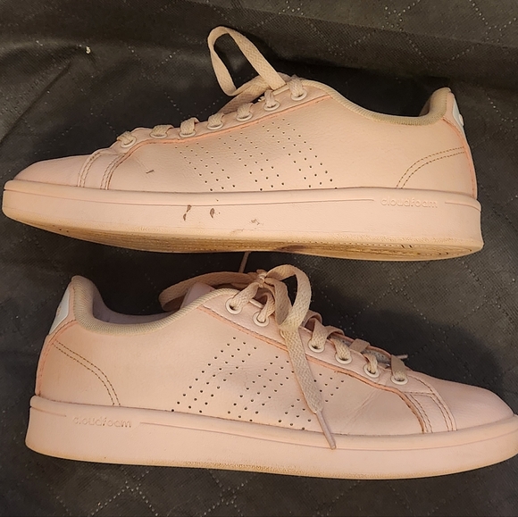 Adidas Neo Cloudfoam Women's Light Pink Sneakers size 7 - Picture 8 of 10